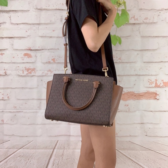 Michael Kors Selma Medium Top Zip Satchel - Picture 6 of 8